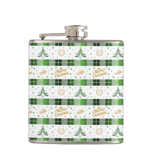 Lawyer Christmas Tree - Scales of Justice Flask