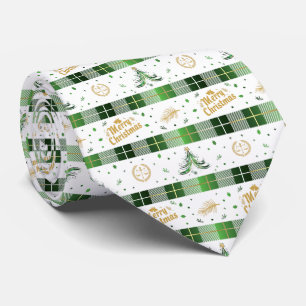 Lawyer Christmas Tree - Scales of Justice Neck Tie