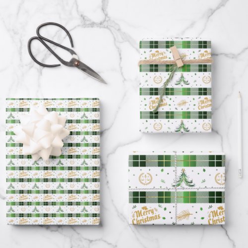 Lawyer Christmas Tree - Scales of Justice Wrapping Paper Sheets