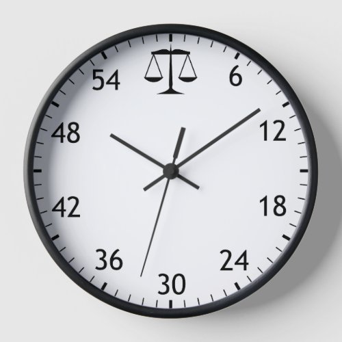 Lawyer Clock _ for Attorney Barrister Solicitor
