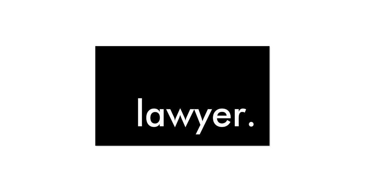 lawyer. (color customizable) business card | Zazzle