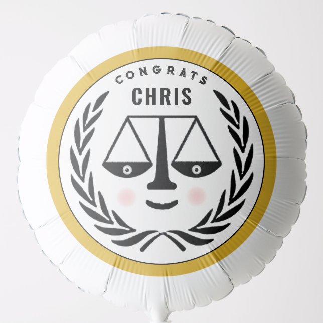 Lawyer Congrats Balloon (Front)