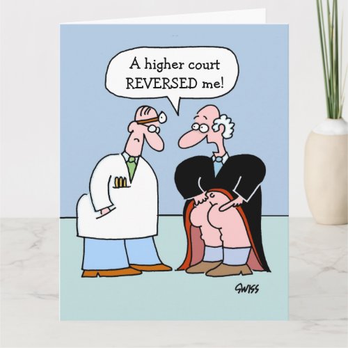 Lawyer Congratulations Funny Large Greeting Card