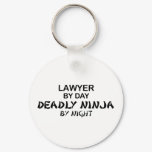 Lawyer Deadly Ninja by Night Keychain