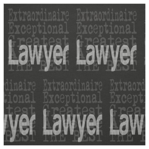 Lawyer Extraordinaire Fabric