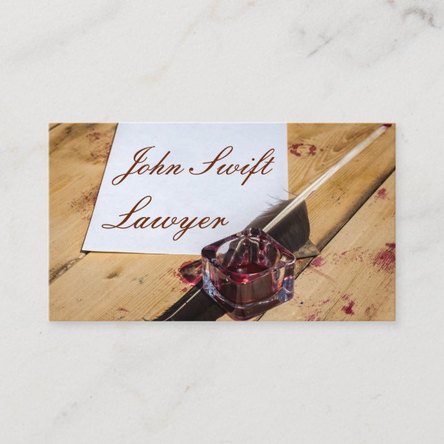 Lawyer Funny customizable Business Card (Front)