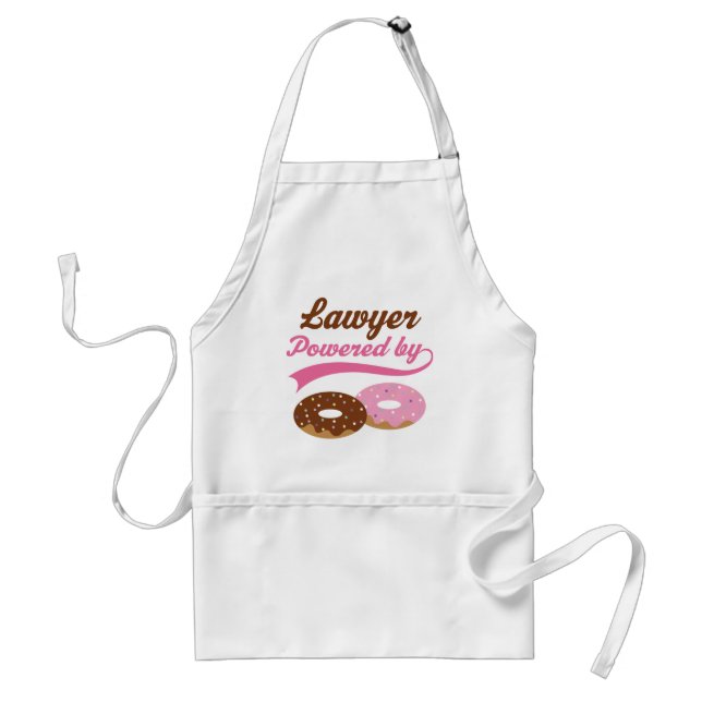 Lawyer Funny Gift Adult Apron (Front)