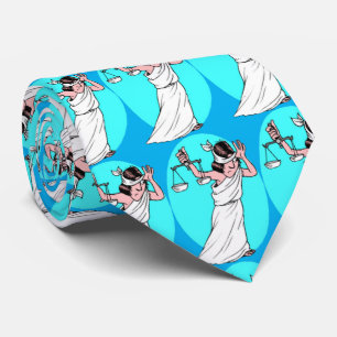 Lawyer Funny Justice Humor Neck Tie