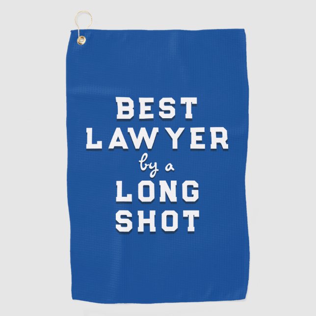 Lawyer Gift Golf Towel (Front)