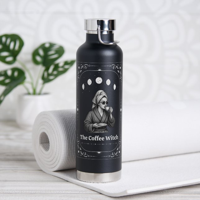 Lawyer Gift Law School Graduation Coffee Drinker Water Bottle (Yoga (Rotated))