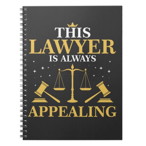 Lawyer Gift Law School Graduation New Attorney Notebook