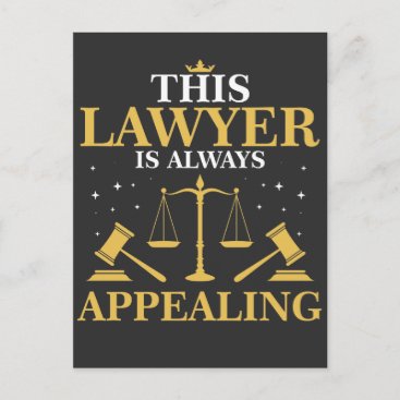 Lawyer Gift Law School Graduation New Attorney Postcard
