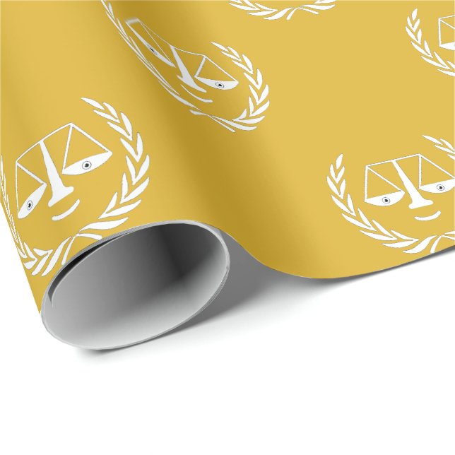 Lawyer Gift Wrapping Paper (Roll Corner)