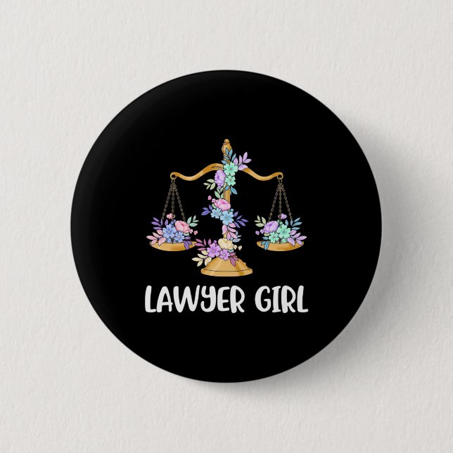Lawyer Girl Button (Front)