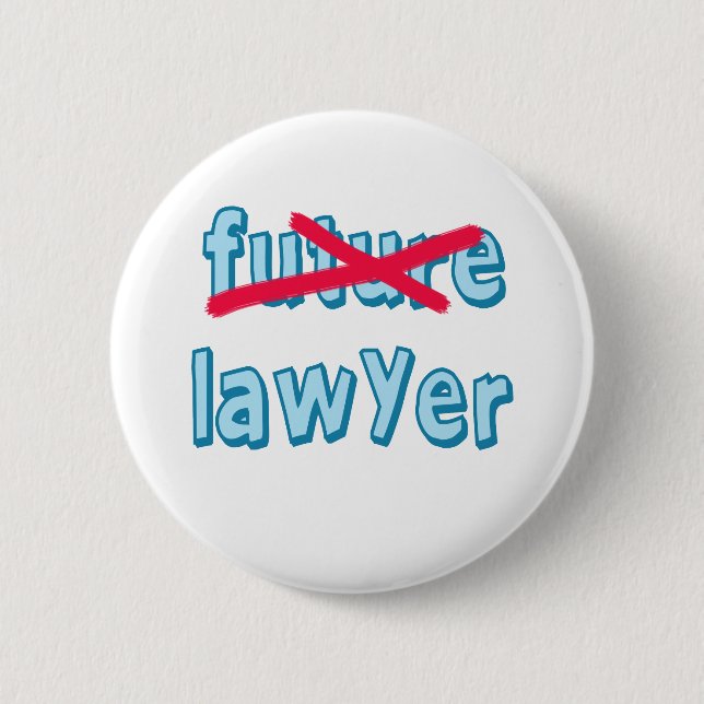 Lawyer Graduation Products Button (Front)