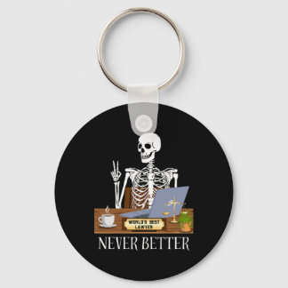 Lawyer Halloween Keychain