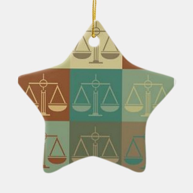Lawyer Holiday Ornament (Front)