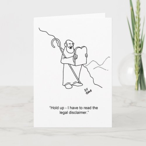 Lawyer Humor Greeting Card