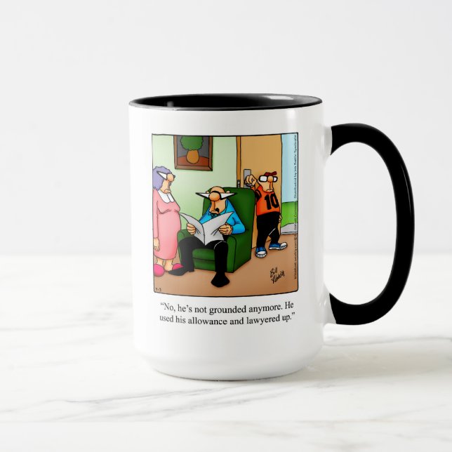 Lawyer Humor Mug Gift (Right)