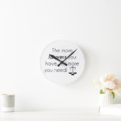 Lawyer humor round clock (Home)