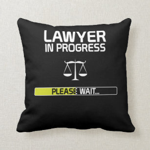 Multicolor 18x18 Law School Survivor Funny Lawyer Throw Pillow