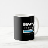 Lawyer In Progress Funny Law Student Gift Mug (Front Right)