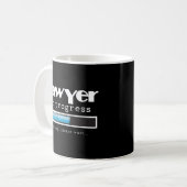 Lawyer In Progress Funny Law Student Gift Mug (Front Left)
