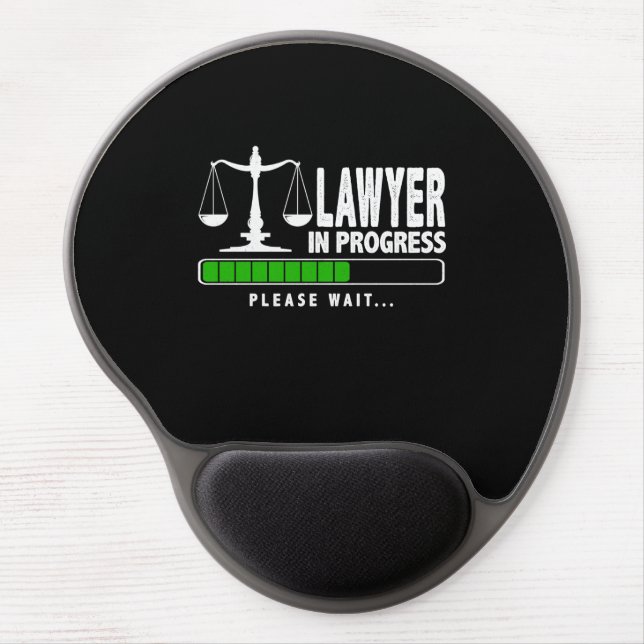 Lawyer In Progress Gel Mouse Pad (Front)