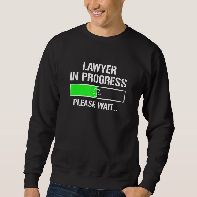 Lawyer In Progress Law School Student Tee (Front)