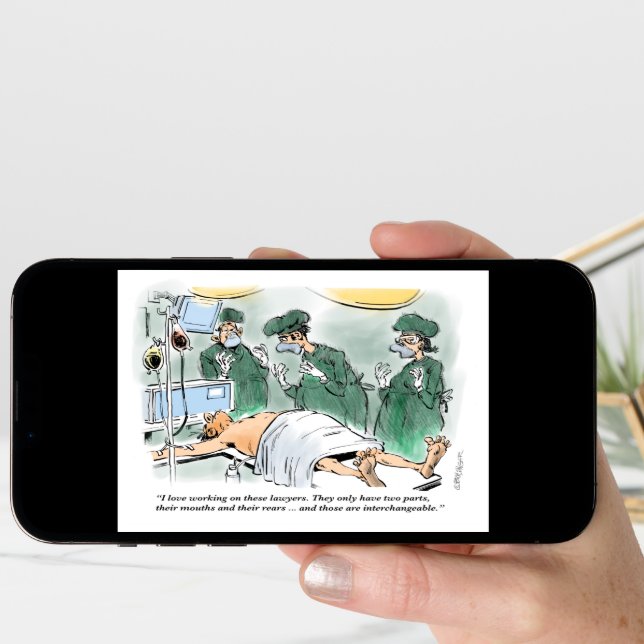 Lawyer in Surgery lawyer's birthday card (Front Digital)