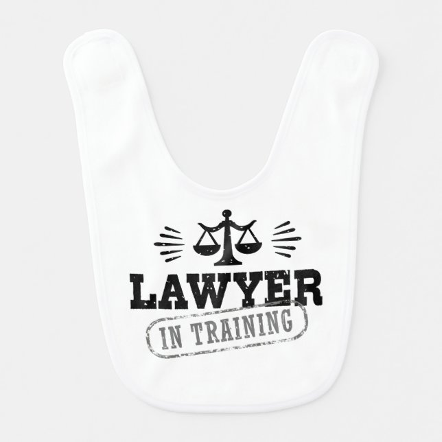 Lawyer In Training Bib (Front)