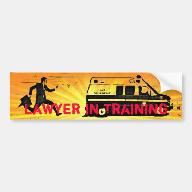 Lawyer in Training Bumper Sticker (Front)