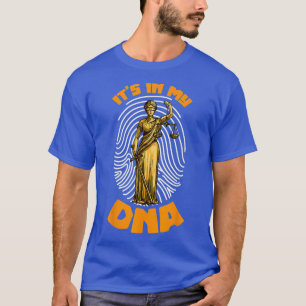 Lawyer Its In My DNA Funny Attorney Law School T-Shirt