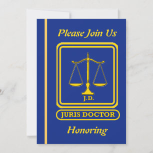 Lawyer J.D. Retirement Invitation