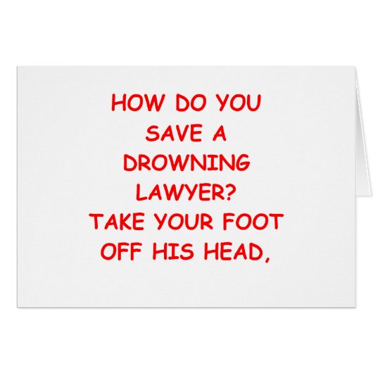 lawyer joke cards (Front Horizontal)