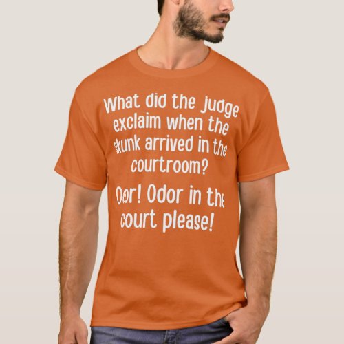 Lawyer jokepun funny lawyer gift whitegrey 4 T_Shirt