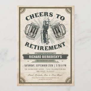 retirement invitations templates free