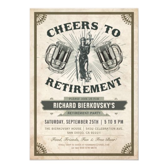 Retirement Invitations Justice 5