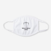 Lawyer Judge Reusable Cotton Face Mask : Justice (Front)