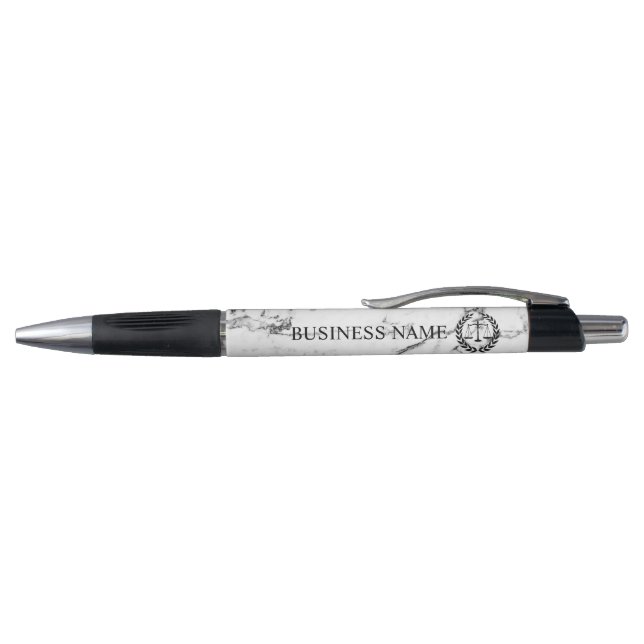Lawyer Justice Scale Attorney at Law Marble Pen (Top)