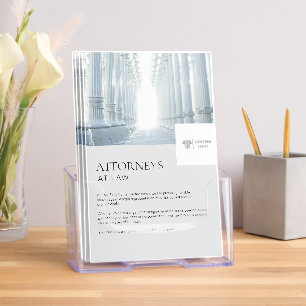 Lawyer Law Firm Attorney Bifold Brochure