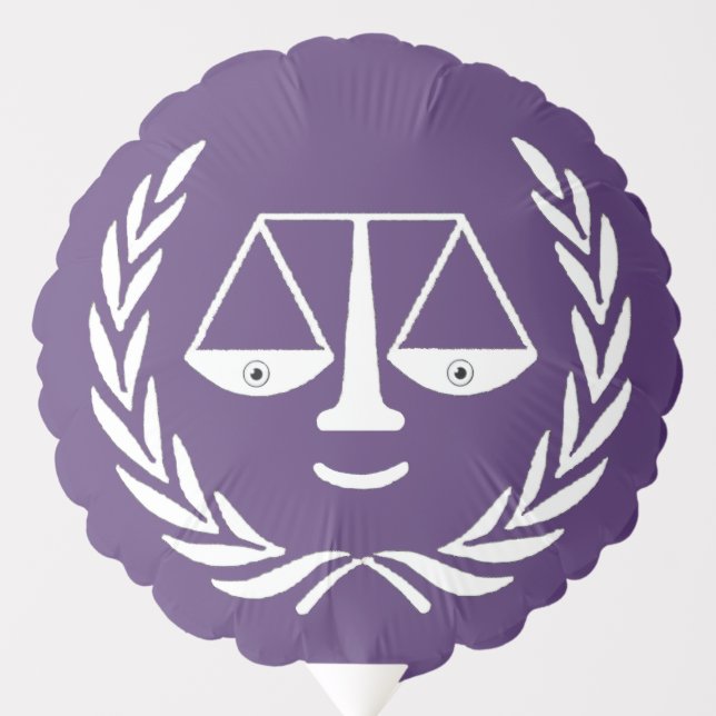 Lawyer Law Party Balloon (Front)