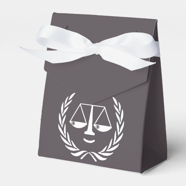 Lawyer Law School Party Favor Boxes (Front Side)