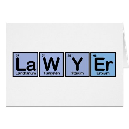 Lawyer Greeting Card