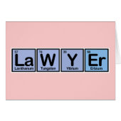Lawyer made of Elements (Front Horizontal)
