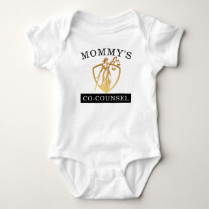 Lawyer Mom Co-counsel Baby Gift Bodysuit