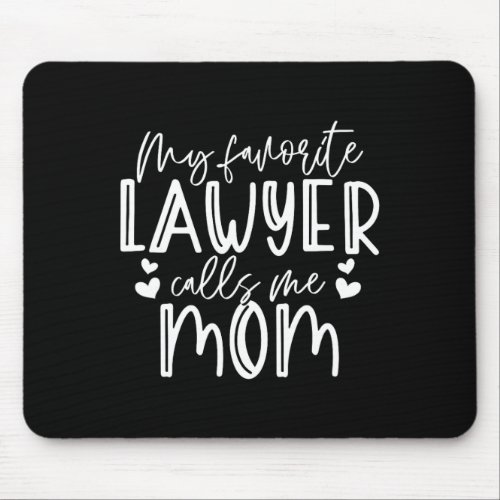 Lawyer Mom Law School Student Attorney Graduation  Mouse Pad