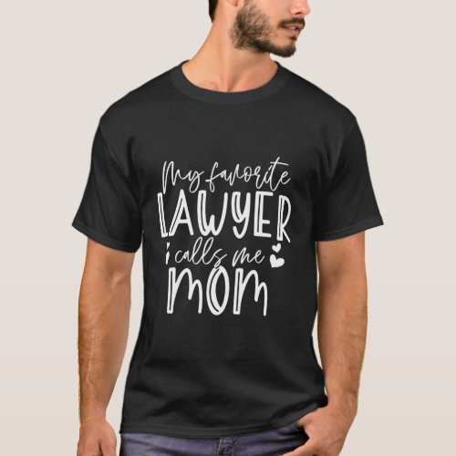 Lawyer Mom Law School Student Attorney Graduation T_Shirt