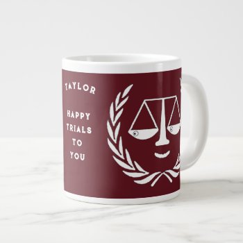 Lawyer Novelty Gift Personalized Giant Coffee Mug by partygames at Zazzle