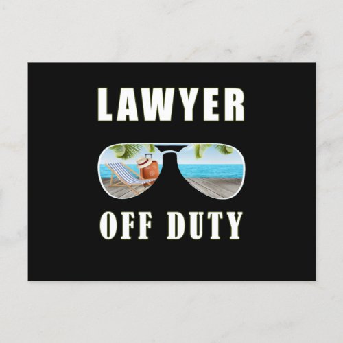Lawyer off duty sunglasses palm beach vacation postcard